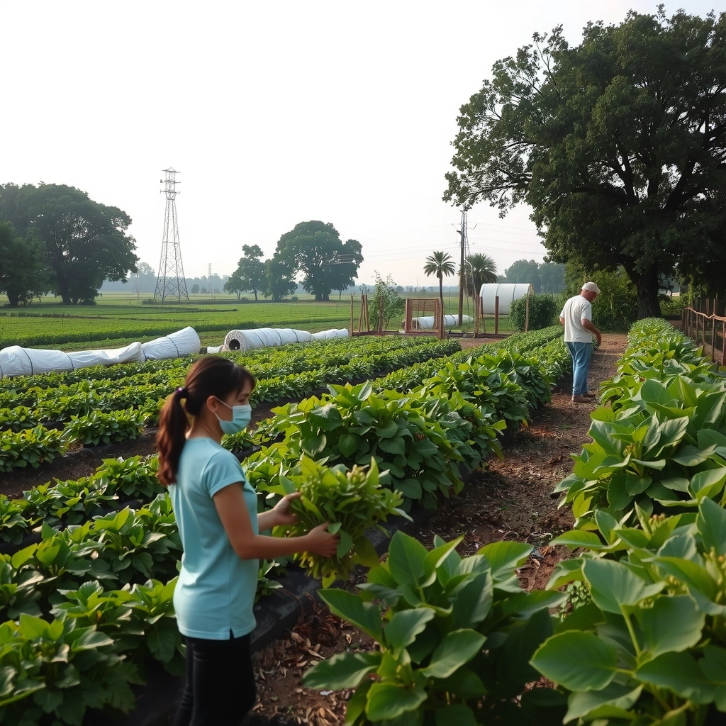 Natural ingredients sourcing from sustainable farms